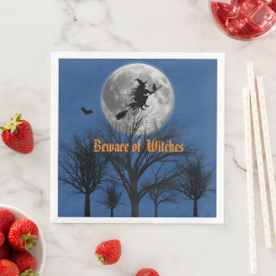 Beware of Witches Napkin