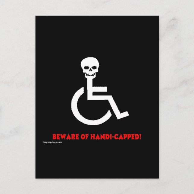 Beware Postcard (Front)