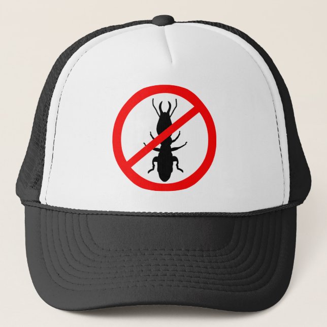 Beware Termites Trucker Hat (Front)