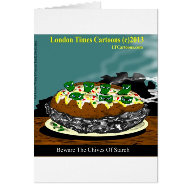 Beware The Chives Of Starch Funny Potato (Front)