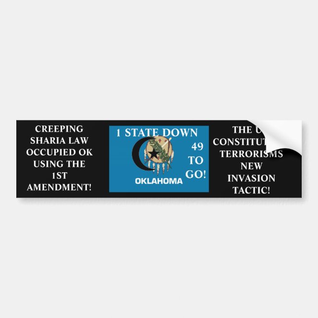 BEWARE THE CREEP BUMPER STICKER (Front)