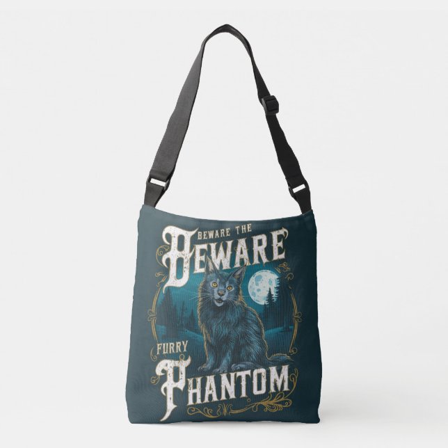 Beware the Furry Ghost: A Halloween Tale Crossbody Bag (Front)