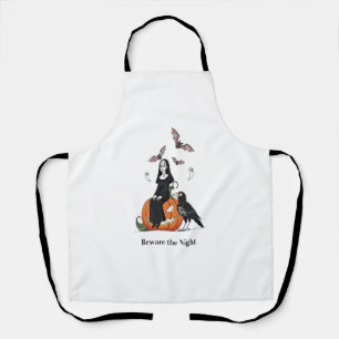 Beware the Night Spooky Nun Apron