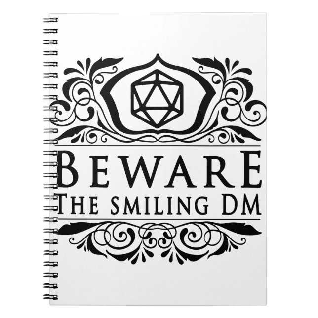Beware the smiling DM V4 Notebook (Front)