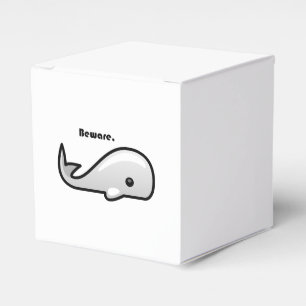 Beware the White Whale Cartoon Favour Box