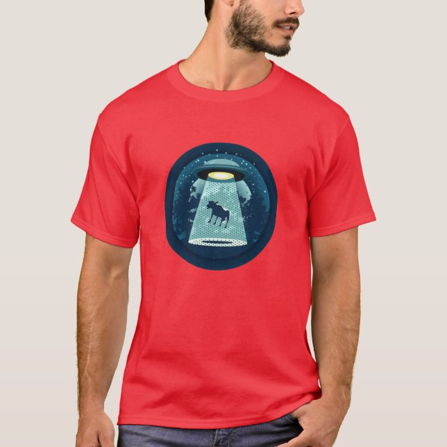 Beware UFO retro gift T-Shirt (Front)