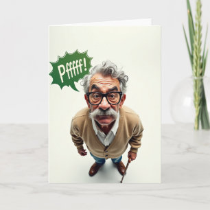 Bewildered Grandpa Fathers Day Card