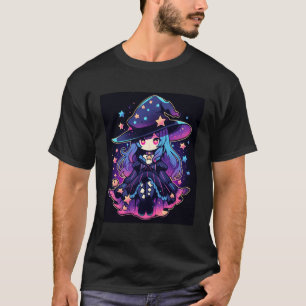 Bewitched Beauty Captivating Halloween Witch T-Shirt