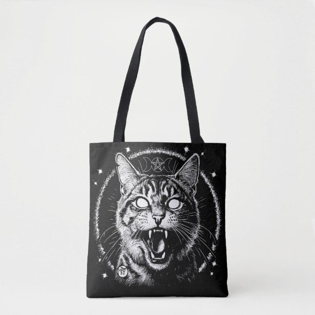 Bewitched Tabby Tote Bag (Front)