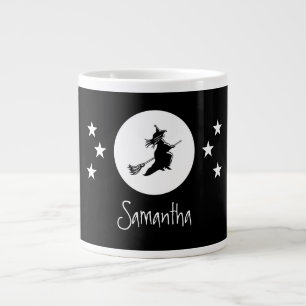 Bewitching Halloween Jumbo Mug, Black Large Coffee Mug