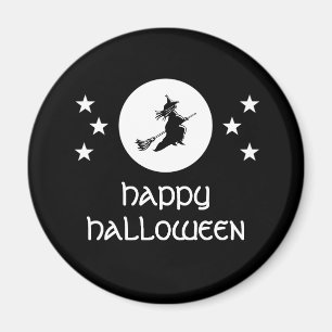 Bewitching Halloween Magnet, Black Magnet