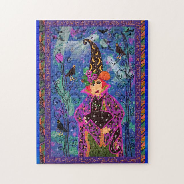 Bewitching Halloween Night 252 piece Jigsaw Puzzle (Vertical)