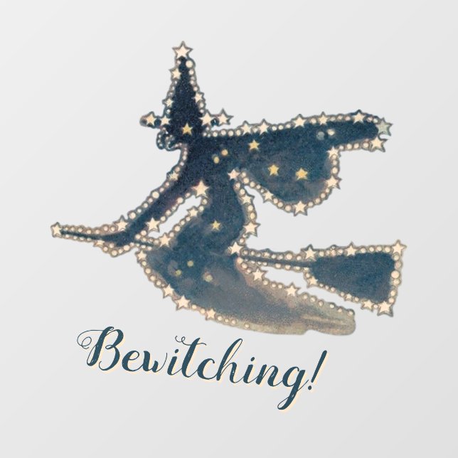 Bewitching Starry Night Flying Witch (Sheet)