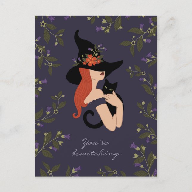Bewitching Witch Card (Front)
