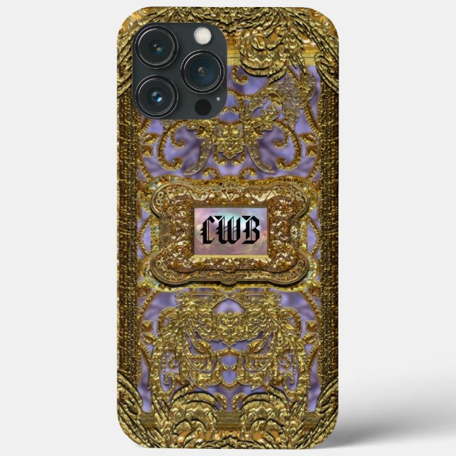 Bexley Victorian Protective Monogram  Case-Mate iPhone Case (Back)