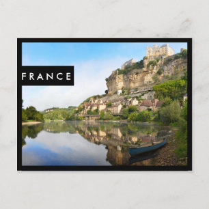 Beynac-et-Cazenac and Dordogne border postcard