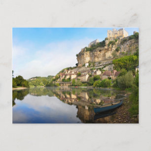 Beynac-et-Cazenac and Dordogne river postcard