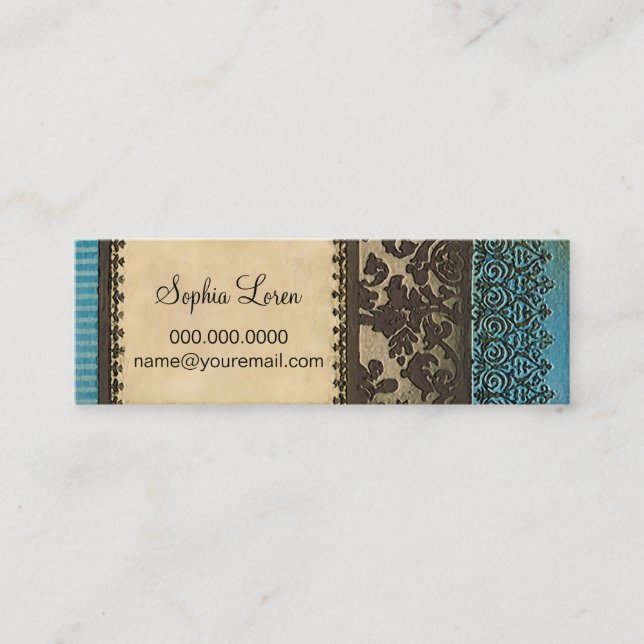 Beyond Blue ~ Calling Business Card Friends (Front)