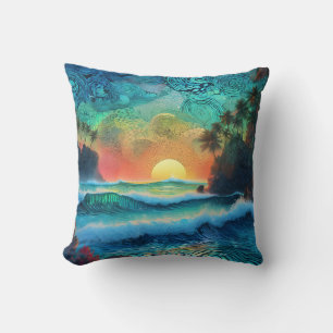 Beyond Blues Seascape Cushion