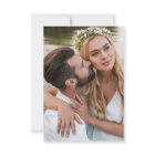 Beyond Grateful Elegant Script Wedding Photo