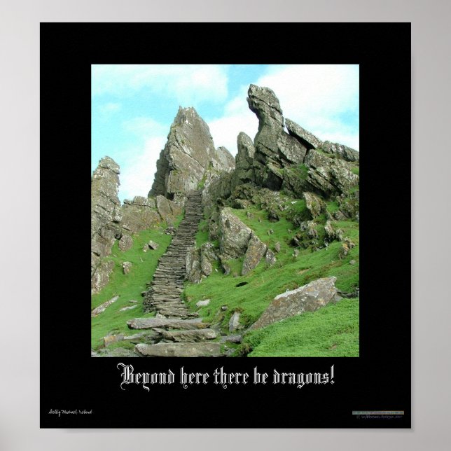 Beyond Here There Be Dragons Poster (Front)