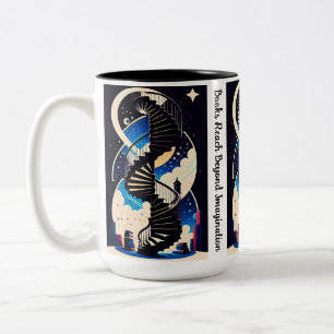 Beyond Imagination Quote Two-Tone Coffee Mug
