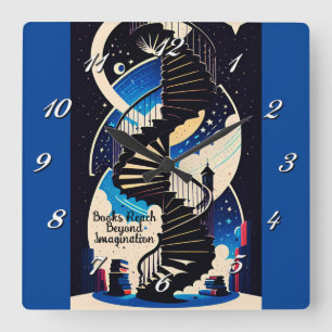 Beyond Imagination Square Wall Clock