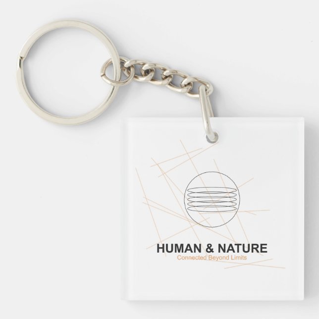 Beyond Limits – Human, Urban & Nature Connected Key Ring (Front)