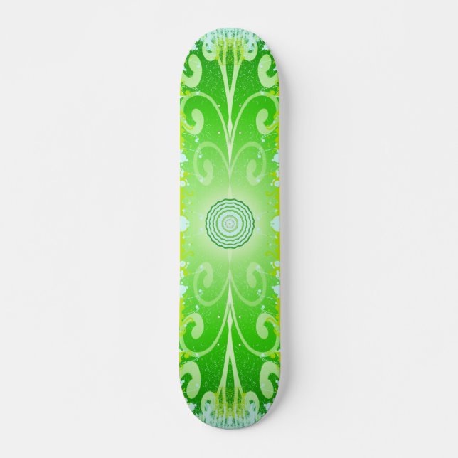 Beyond Living Green - - - Customised Skateboard (Front)