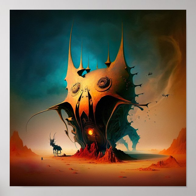 Beyond Reality The Mythical Surrealist Creature Poster (Front)