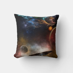 Beyond Space & Time Fractal Art Cushion