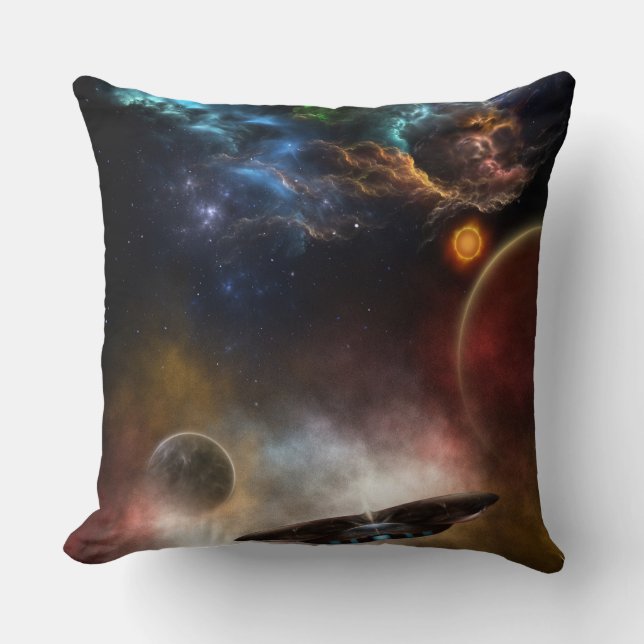Beyond Space & Time	 Fractal Art Cushion (Front)