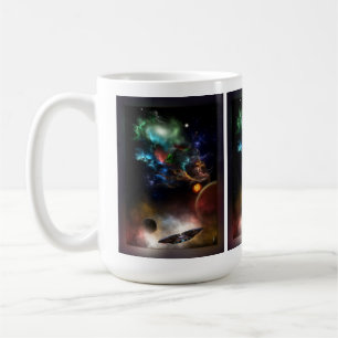 Beyond Space & Time Fractal Art II Spacescape Coffee Mug