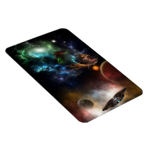 Beyond Space & Time Fractal Art Magnet