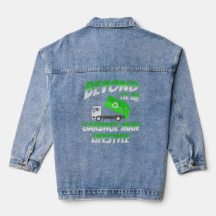 Beyond The Bin Garbage Man Lifestyle Truck Driver Denim Jacket