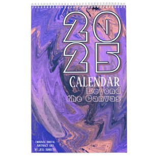 Beyond the Canvas Original Abstract Art Calendar
