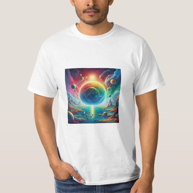 "Beyond the Celestial Veil" T-Shirt (Front)