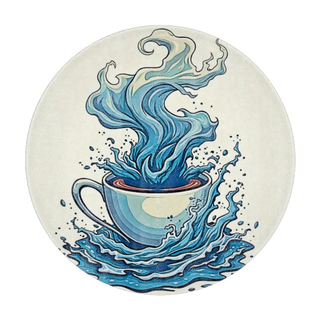 Beyond the Daily Cup Cutting Board (Front)