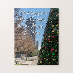 Beyond The Dallas Christmas Tree Jigsaw Puzzle