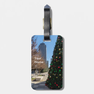 Beyond The Dallas Christmas Tree Luggage Tag