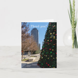 Beyond The Dallas Christmas Tree Thank You Card