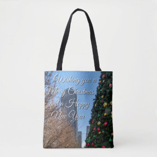 Beyond The Dallas Christmas Tree Tote Bag
