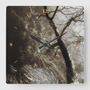 Beyond the Eyes. Square Wall Clock