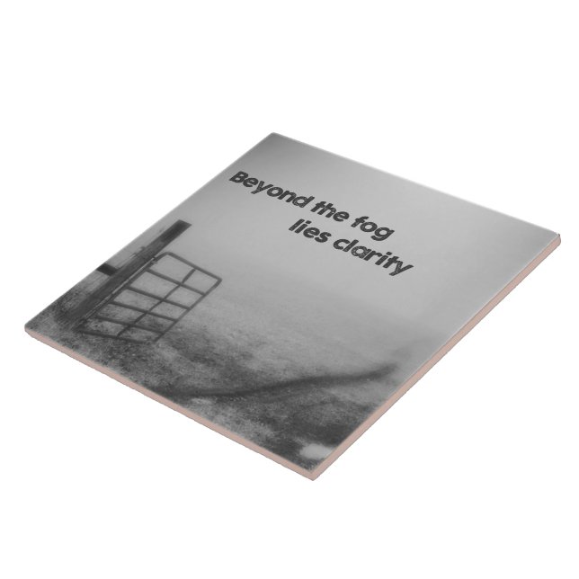 Beyond the Fog is Clarity Ceramic Tile (Side)