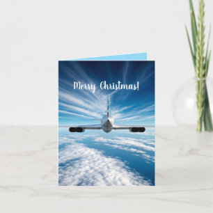 Beyond the Horizon: Concorde from Behind Holiday Card