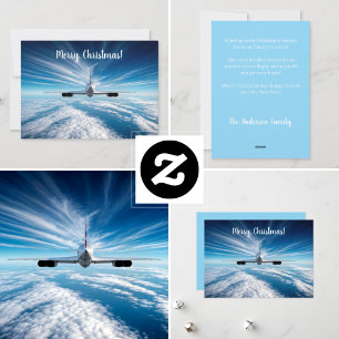 Beyond the Horizon: Concorde from Behind Holiday Card