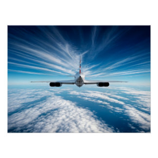 Beyond the Horizon: Concorde from Behind Poster