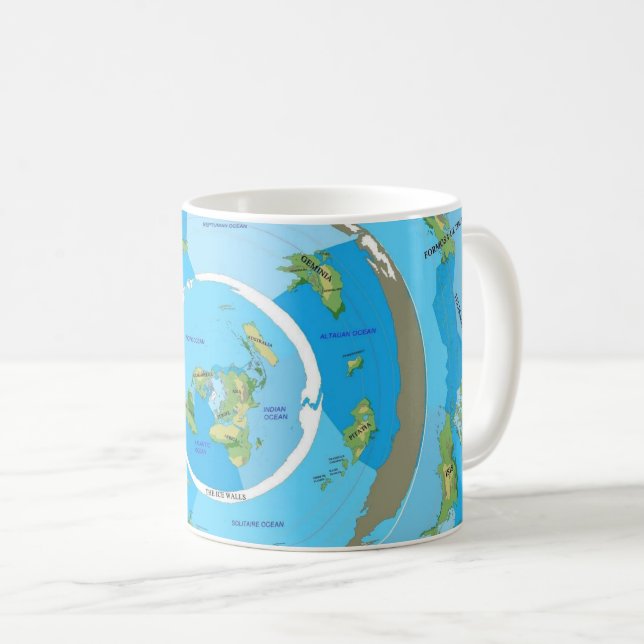 Beyond the Ice Wall Earth Coffee Mug (Front Right)