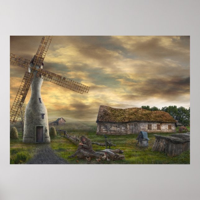 Beyond The Last Horizon | Digital Surreal Art Poster (Front)