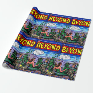 Beyond The Mermaid Kingdom Vintage Comics  Wrapping Paper